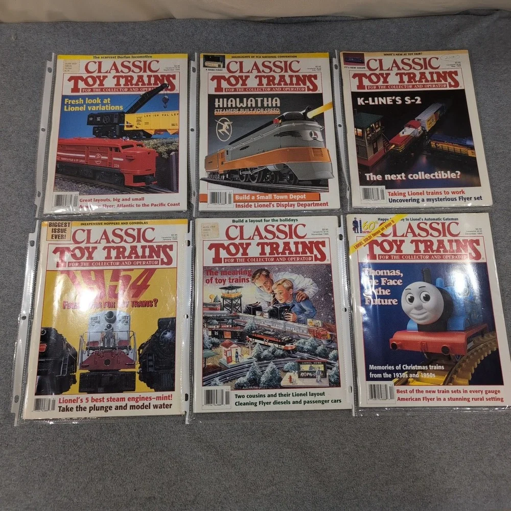 Classic Toy Trains Magazine 1995 Lot of 6 Issues Lionel American Flyer VG+ - Picture 1 of 1